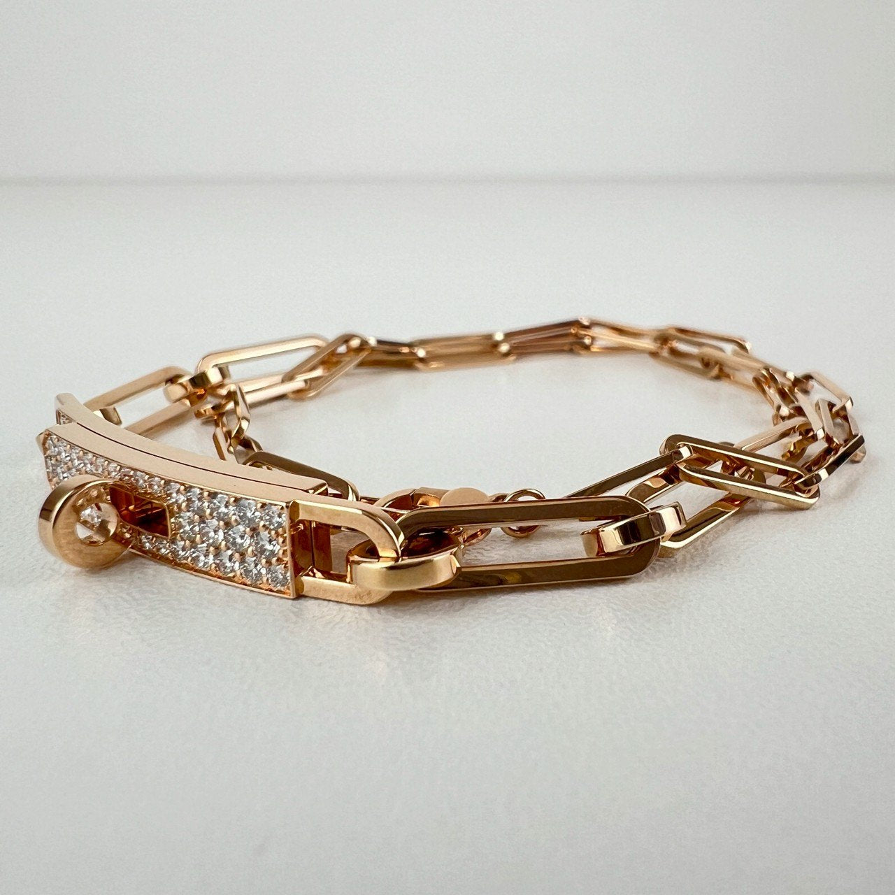 Kelly Chaine bracelet PM Double-Choker ケリー チェーンブレスレットPM ダブルチョーカー Rose Gold ローズゴールド Diamonds ダイヤモンド