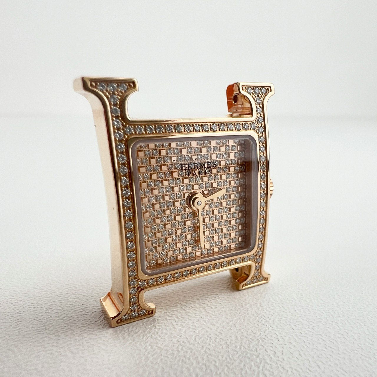 Heure H watch Mini model diamond Hウォッチミニ ダイヤモンド ゴールド 腕時計