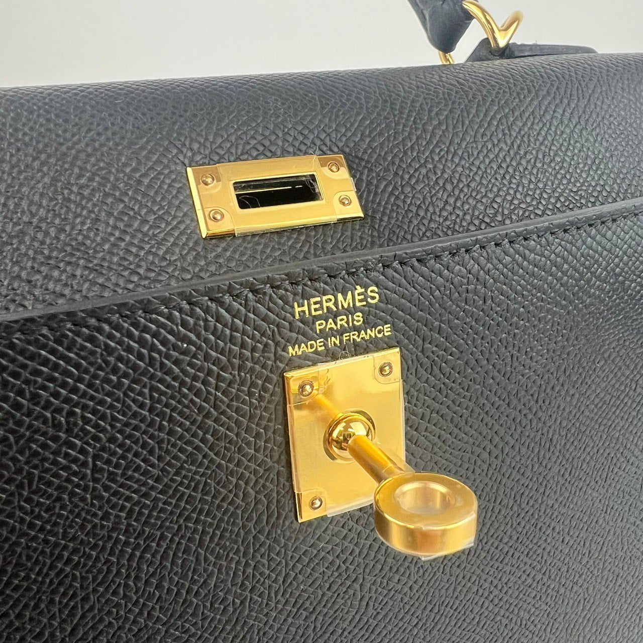 Kelly25 ケリー25 Black ブラック Epsom エプソン GHW ゴールド金具 Stamp-W W刻印