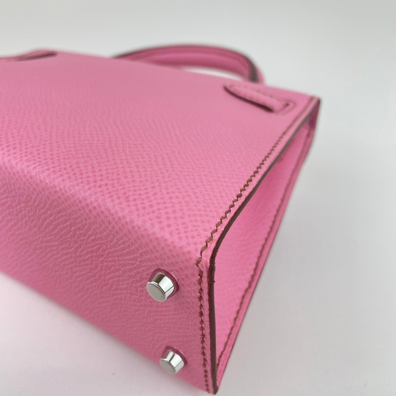 Mini kelly ミニケリー Bubblegum バブルガム Epsom エプソン PHW シルバー金具 Stamp-B B刻印