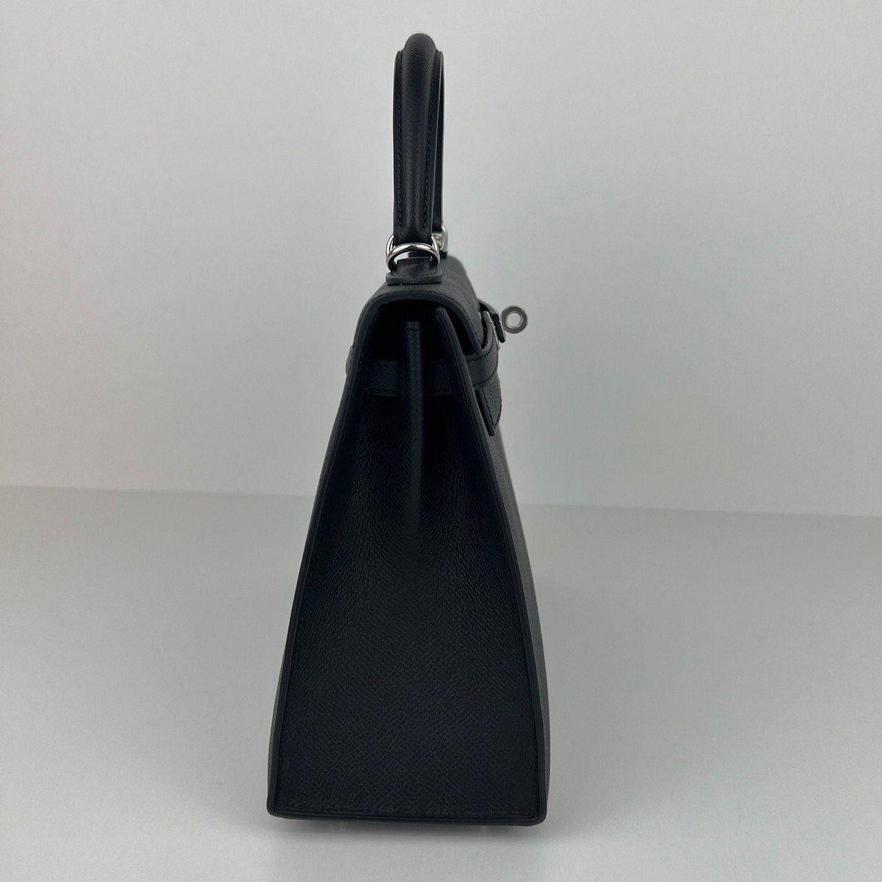 Kelly25 ケリー25 Black ブラック Epsom エプソン PHW シルバー金具 Stamp-W W刻印