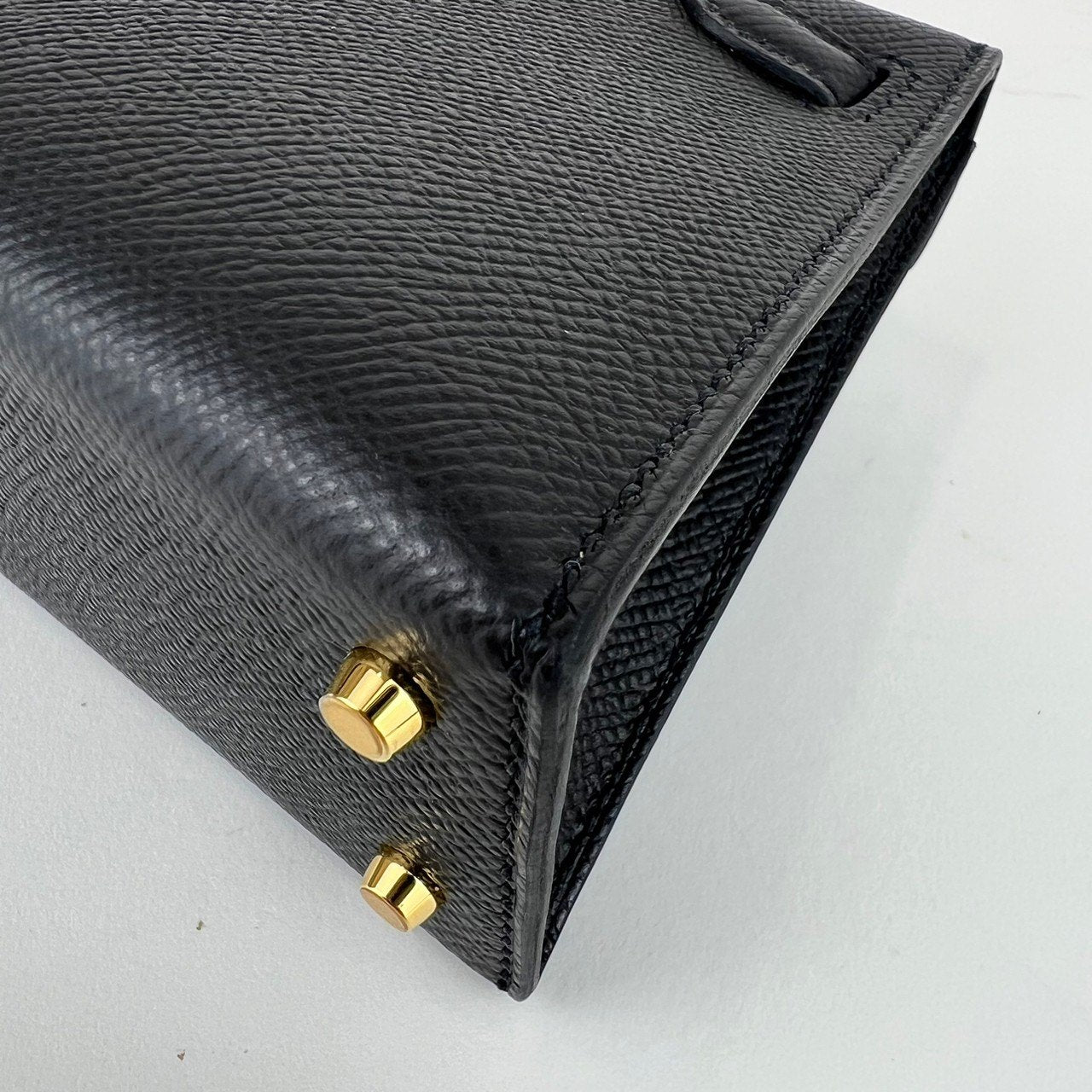 Mini kelly ミニケリー Black ブラック Epsom エプソン GHW ゴールド金具 Stamp-W W刻 レディースバッグ 2wayバッグ ショルダーバッグ ハンドバッグ