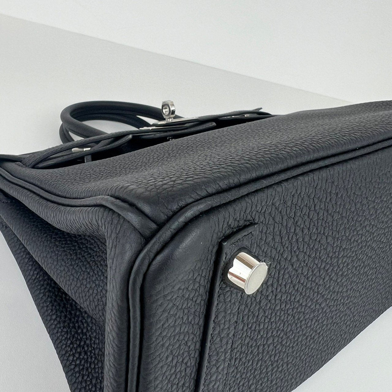 Birkin25 バーキン25 Black ブラック PHW シルバー金具 Togo トゴ Stamp-W W刻印