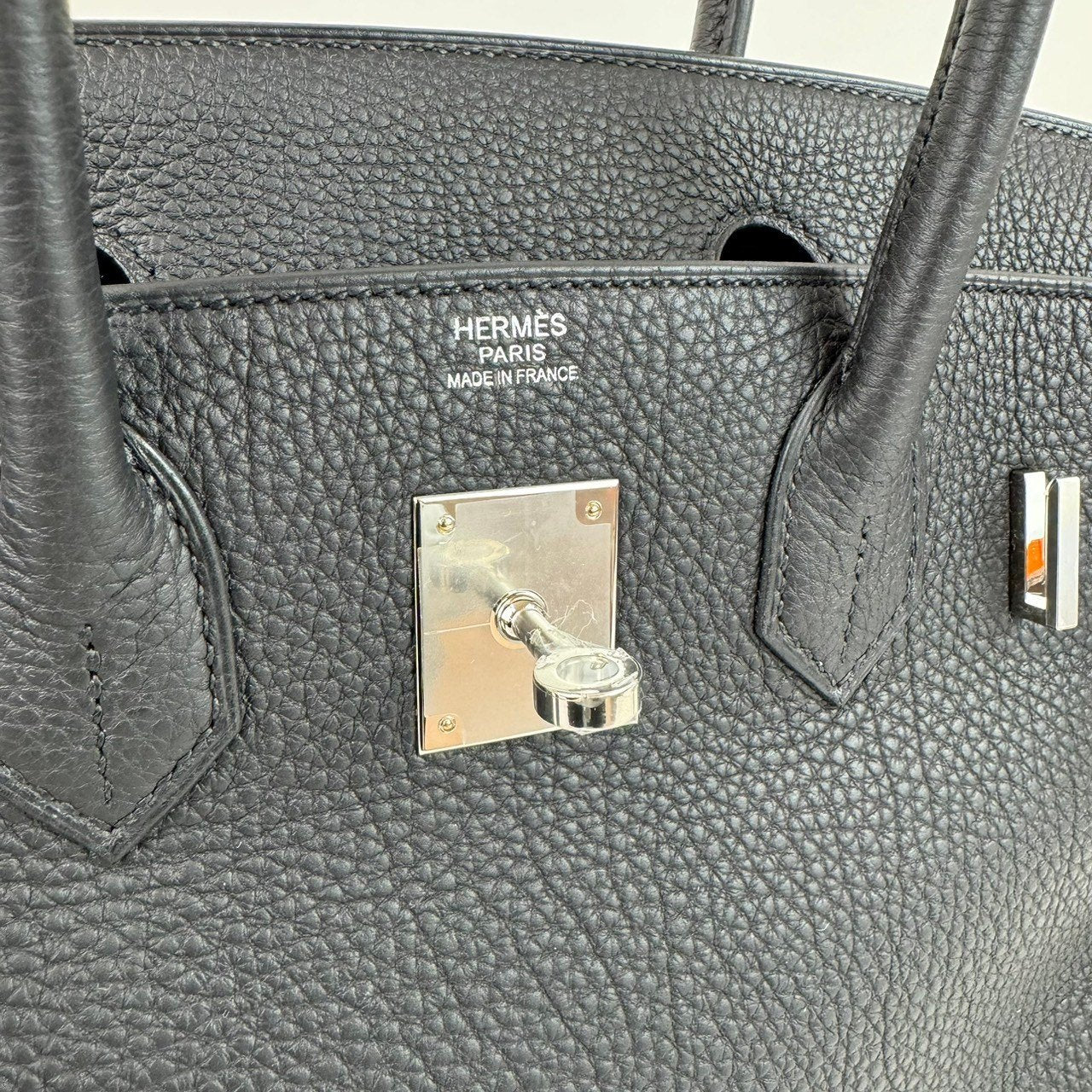Birkin30 バーキン30 Noir ノワール Togo トゴ PHW シルバー金具 B刻