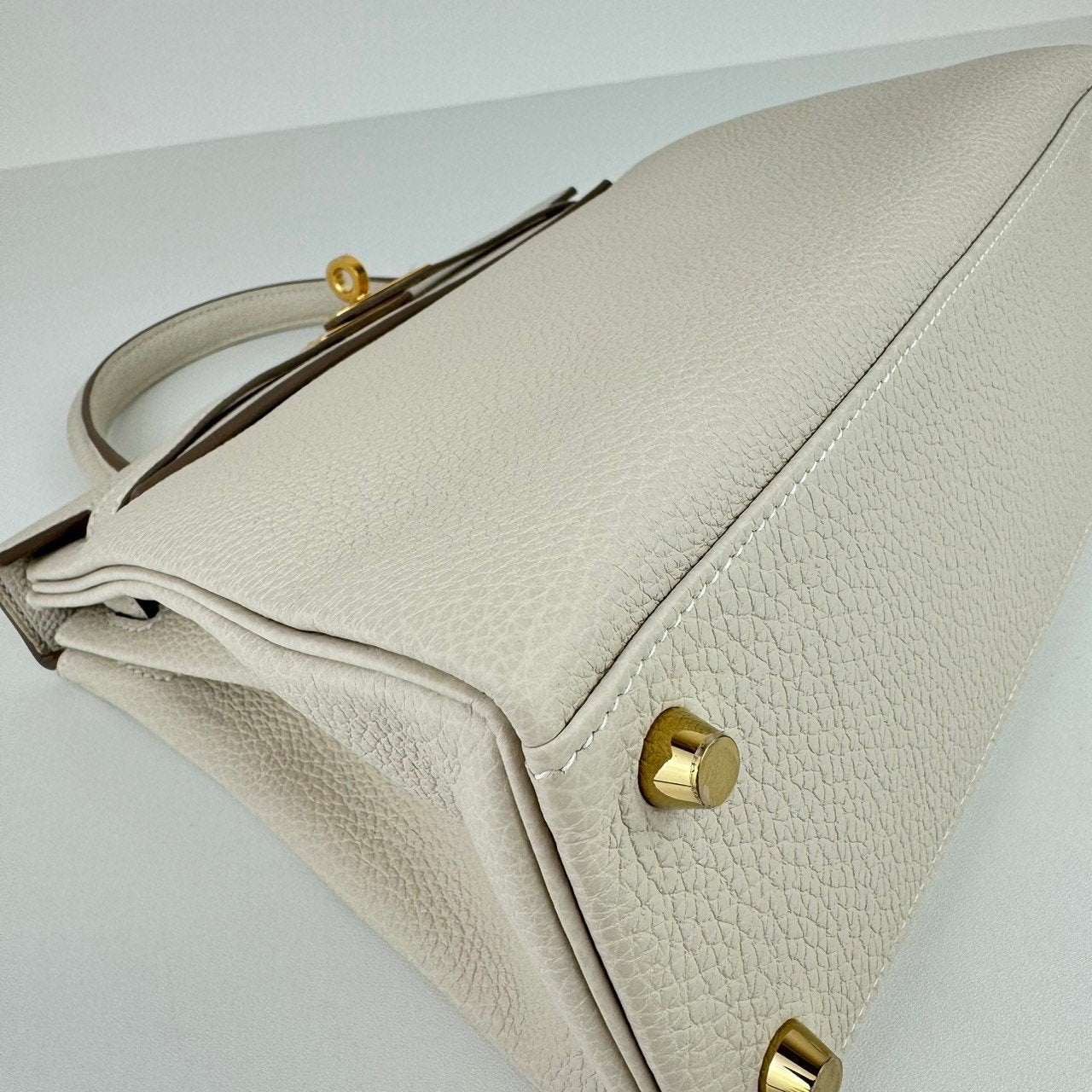 Kelly25 ケリー25 Craie クレ Togo トゴ GHW ゴールド金具 Stamp-W W刻印