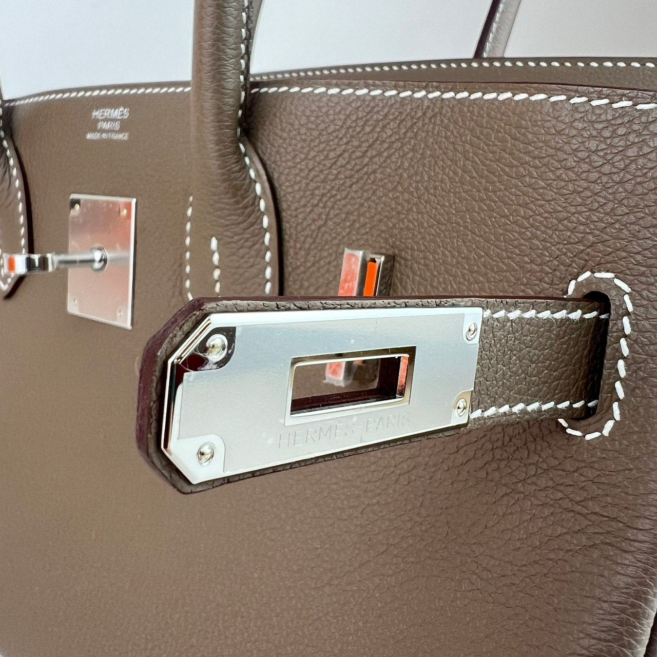 Shoulder birkin 29 ショルダーバーキン29 Etoupe エトープ PHW シルバー金具 Togo トゴ Stamp-W W刻印