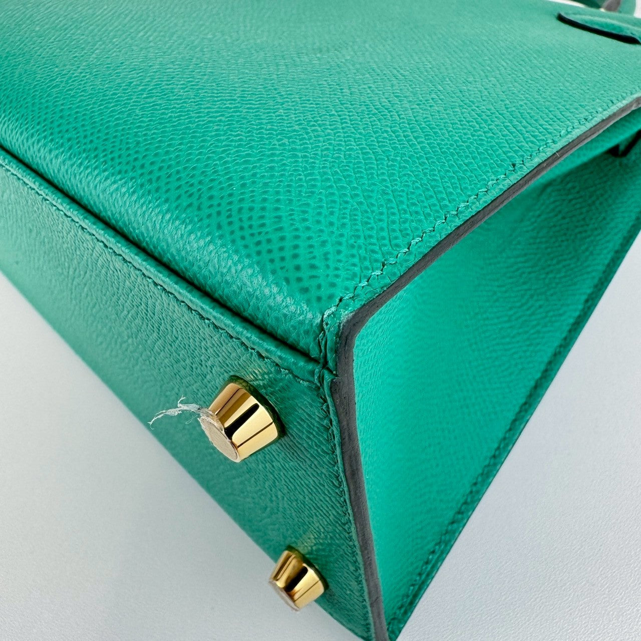 Kelly25 ケリー25 Vert jade ヴェールジェイド GHW ゴールド金具 Stamp-U U刻印 Epsom エプソン