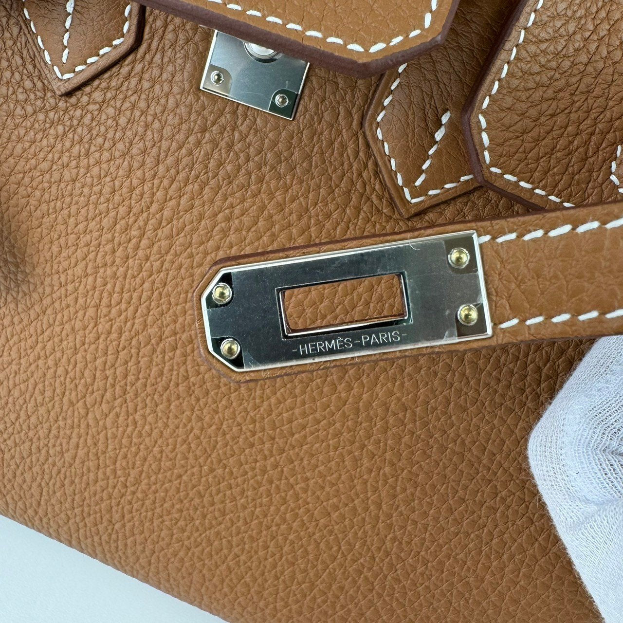 Birkin25 バーキン25 Gold ゴールド Togo トゴ PHW シルバー金具 Stamp-W W刻印