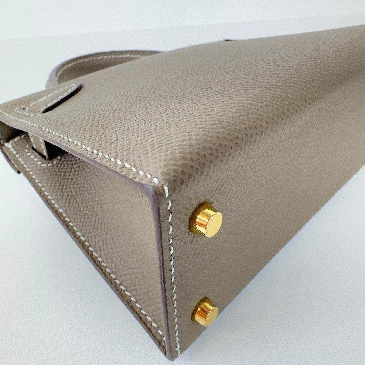 Mini kelly ミニケリー Etoupe エトープ GHW ゴールド金具 Epsom エプソン Stamp-W W刻印