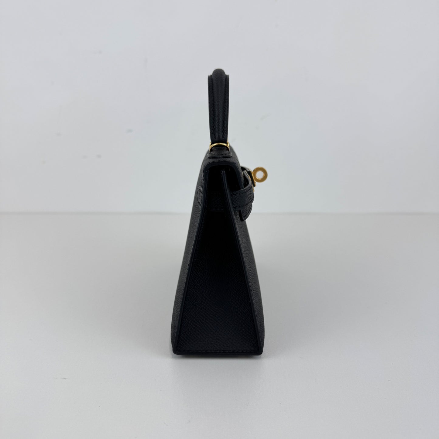Mini kelly ミニケリー Black ブラック GHW ゴールド金具 Stamp-W W刻印 Epsom エプソン
