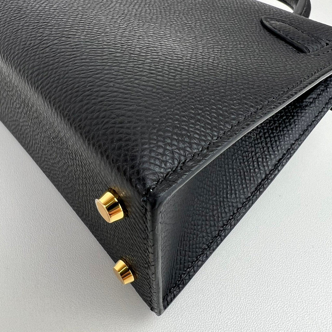 Mini kelly ミニケリー Black ブラック GHW ゴールド金具 W刻印 Epsom エプソン
