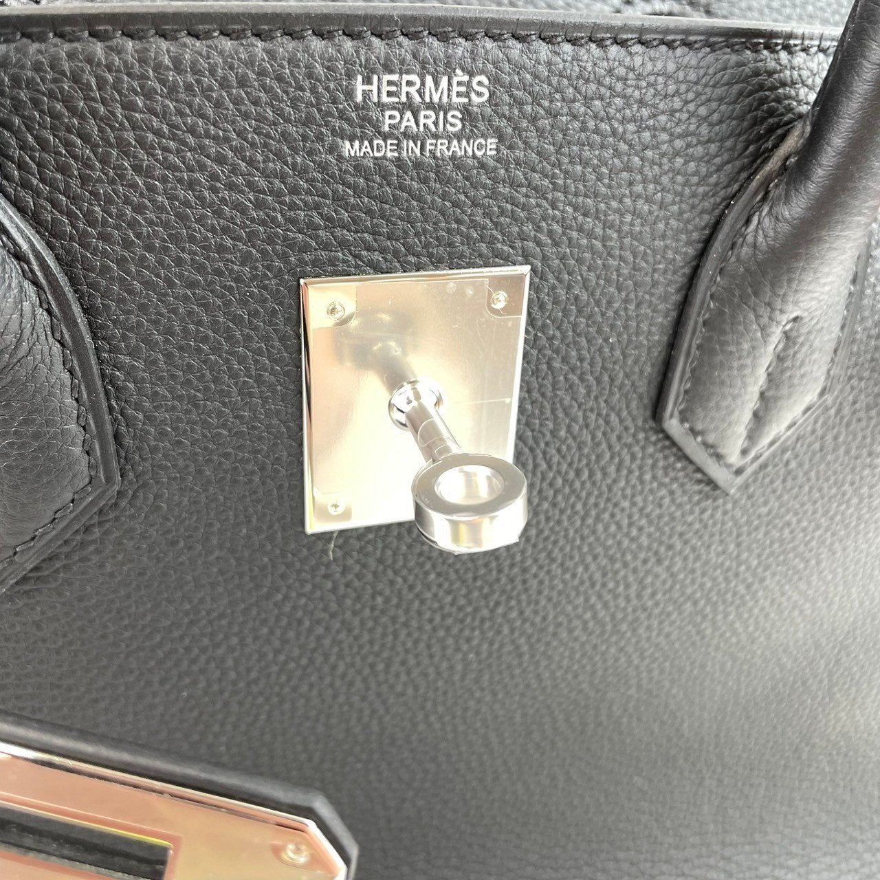Birkin30 バーキン30 Noir ノワール Togo トゴ PHW シルバー金具 B刻