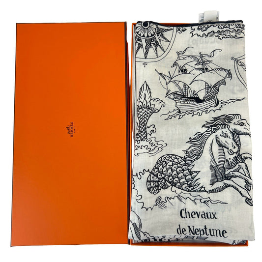 Tatouages Marins Bandana shawl 140 タトゥアージュ マリンズ バンダナ ショール 140 Cashmere/Silk カシミア/シルク