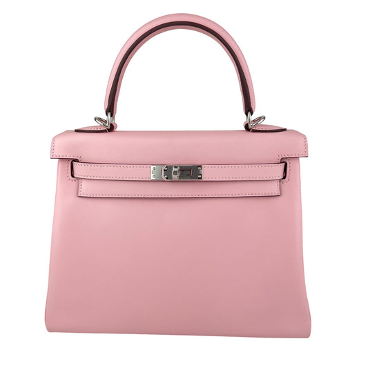 Kelly25 ケリー25 Rose sakura ローズサクラ  PHW シルバー金具 Swift スイフト Stamp-W W刻印