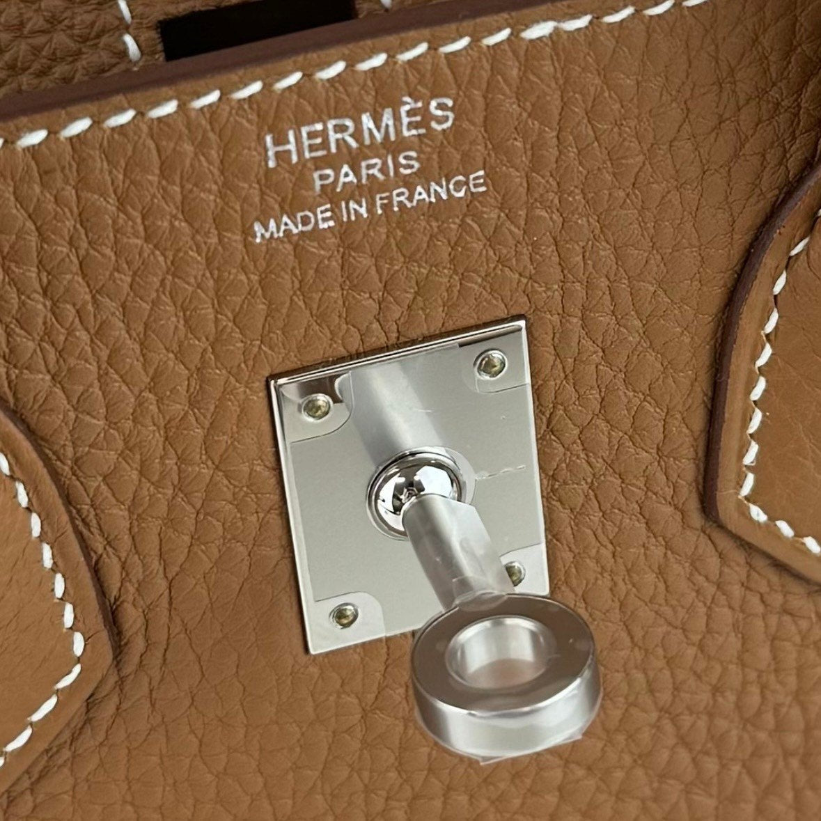 Birkin25 バーキン25 Gold ゴールド Togo トゴ PHW シルバー金具 Stamp-W W刻印