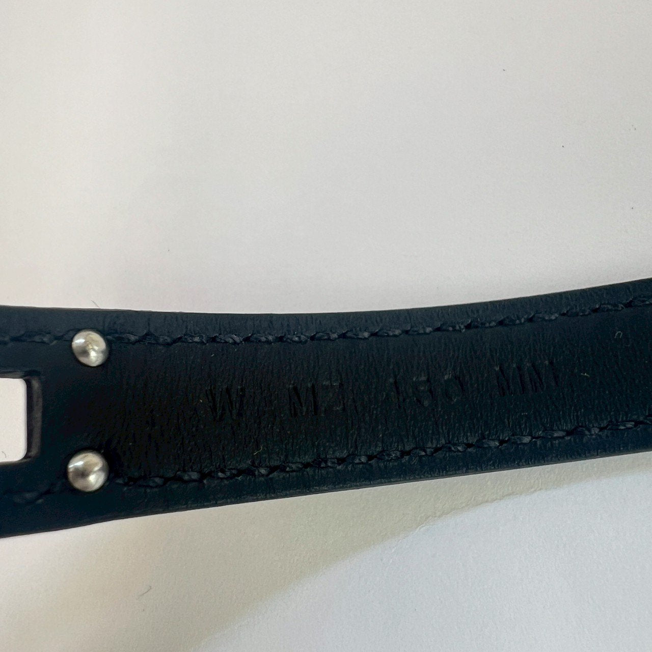 Kelly double bracelet レザーブレスレット ケリー T5 Black ブラック