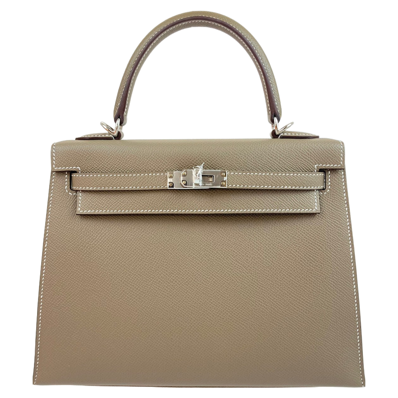 HERMES エルメス Kelly 25 ケリー25 Etoupe エトープEpsom エプソンシルバー金具 Z刻印