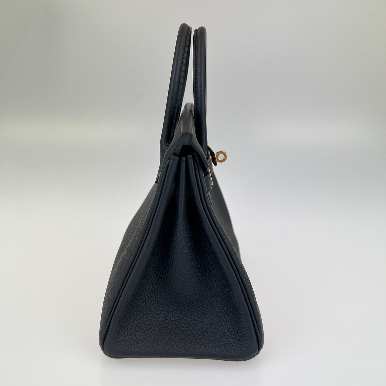 Barkin25 バーキン25 Black ブラック ローズゴールド金具 Togo トゴ B刻印