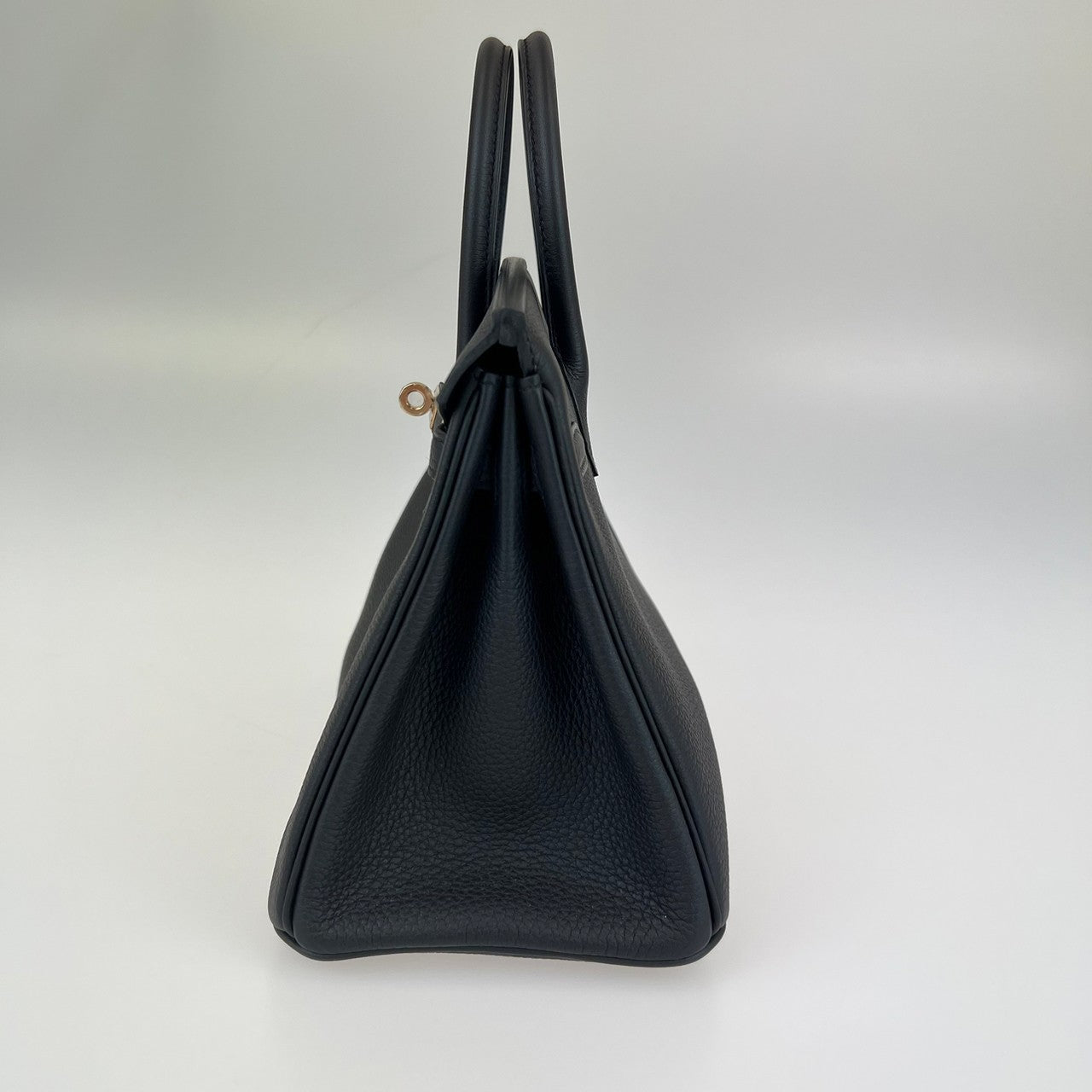 Barkin25 バーキン25 Black ブラック ローズゴールド金具 Togo トゴ B刻印