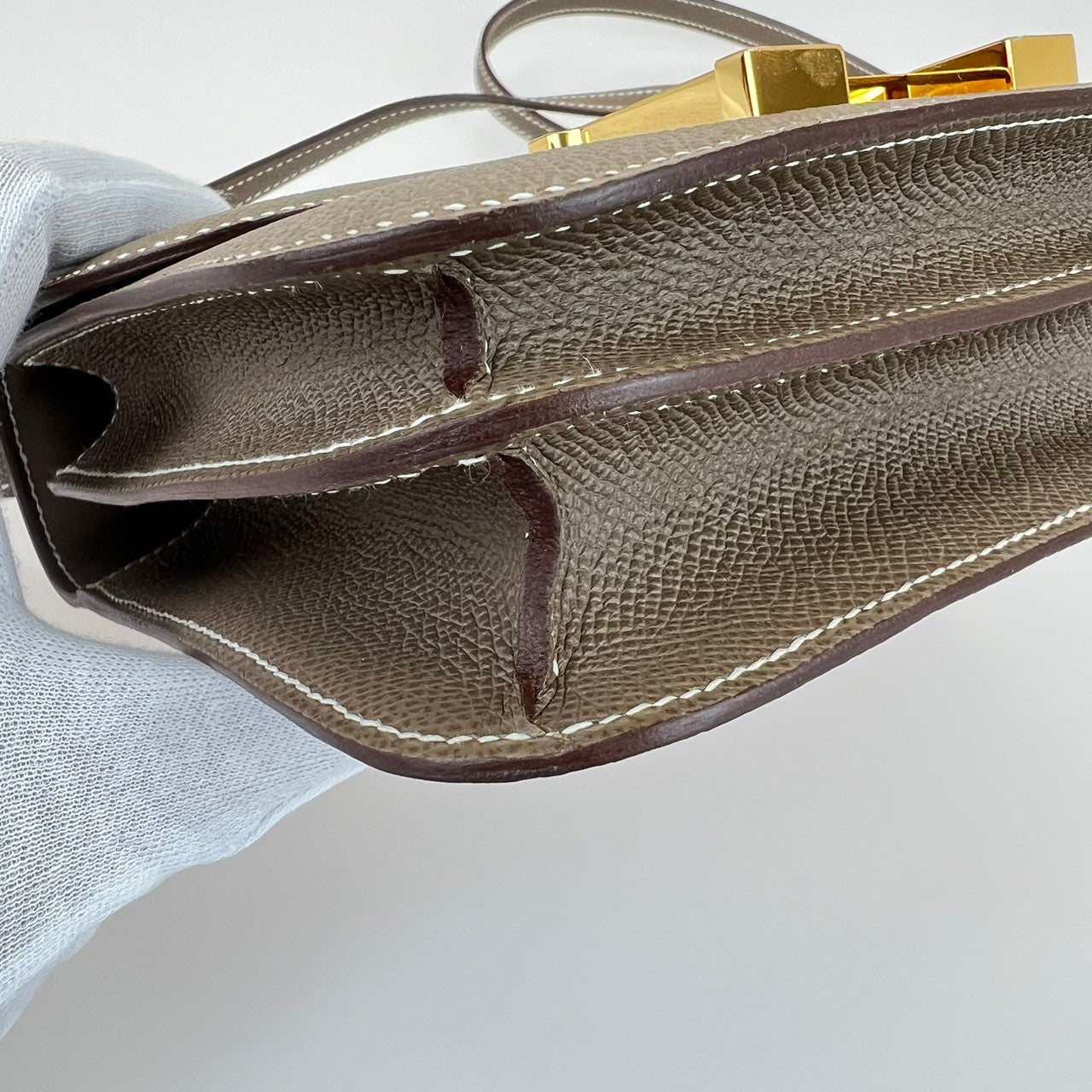 Constance mini コンスタンスミニ U刻 Etoupe エトープ ゴールド金具 Epsom エプソン