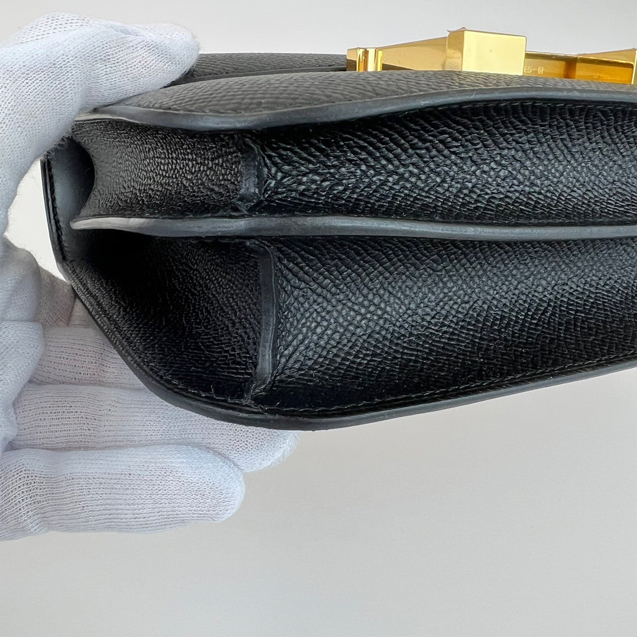 Constance mini コンスタンスミニ U刻 Noir ノワール ゴールド金具 Epsom エプソン