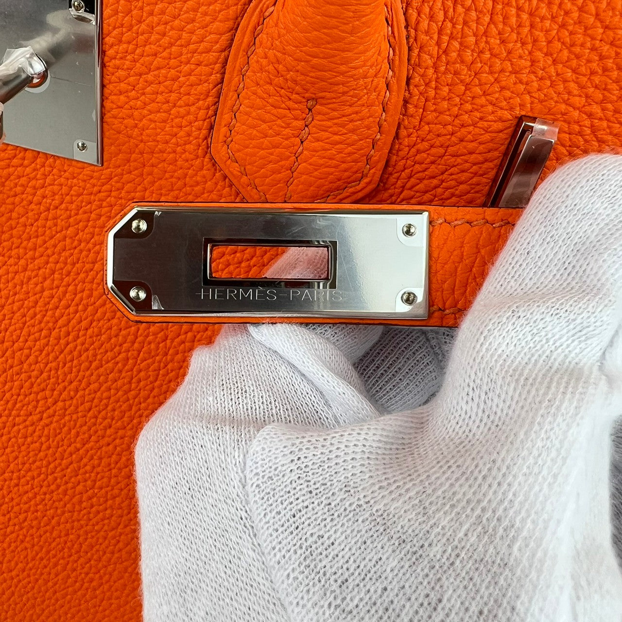 Birkin30 バーキン30 Orange オレンジ Togo トゴ シルバー金具 B刻印