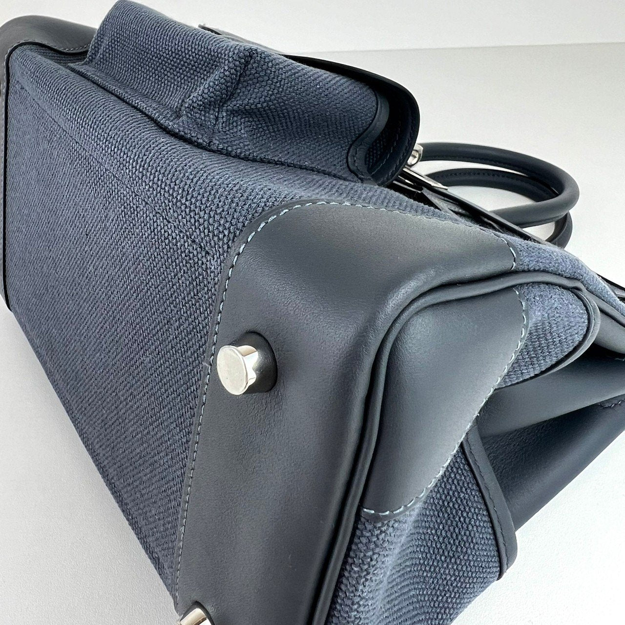 Birkin25 cargo バーキン25 カーゴ Gris misty グリミスティ PHW シルバー金具 Toile goeland/Swift トワルゴエラン/スイフト Stamp-W W刻印