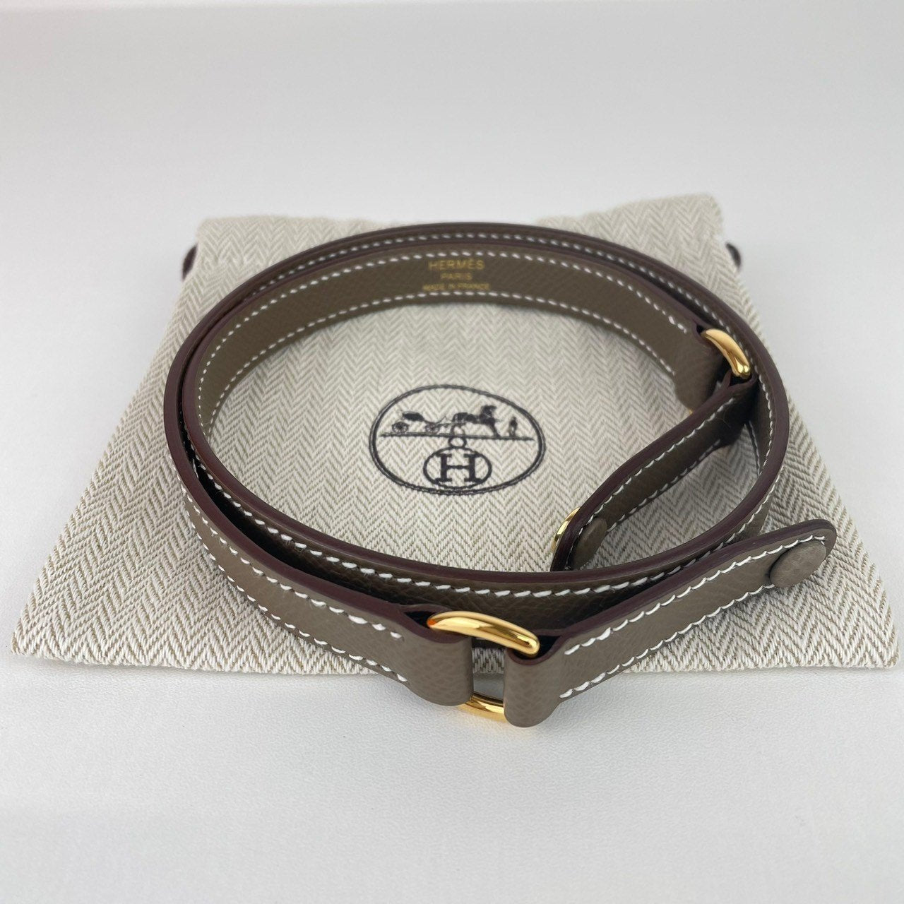 Kelly Elan ケリーエラン Etoupe エトープ Epsom エプソン GHW ゴールド金具 Stamp-W W刻印