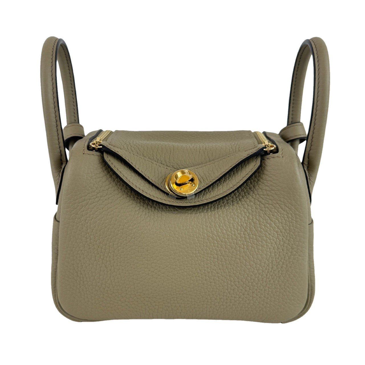 Lindy mini リンディミニ Beige Marfa ベージュマルファ GHW ゴールド金具 Clemence クレマンス W刻