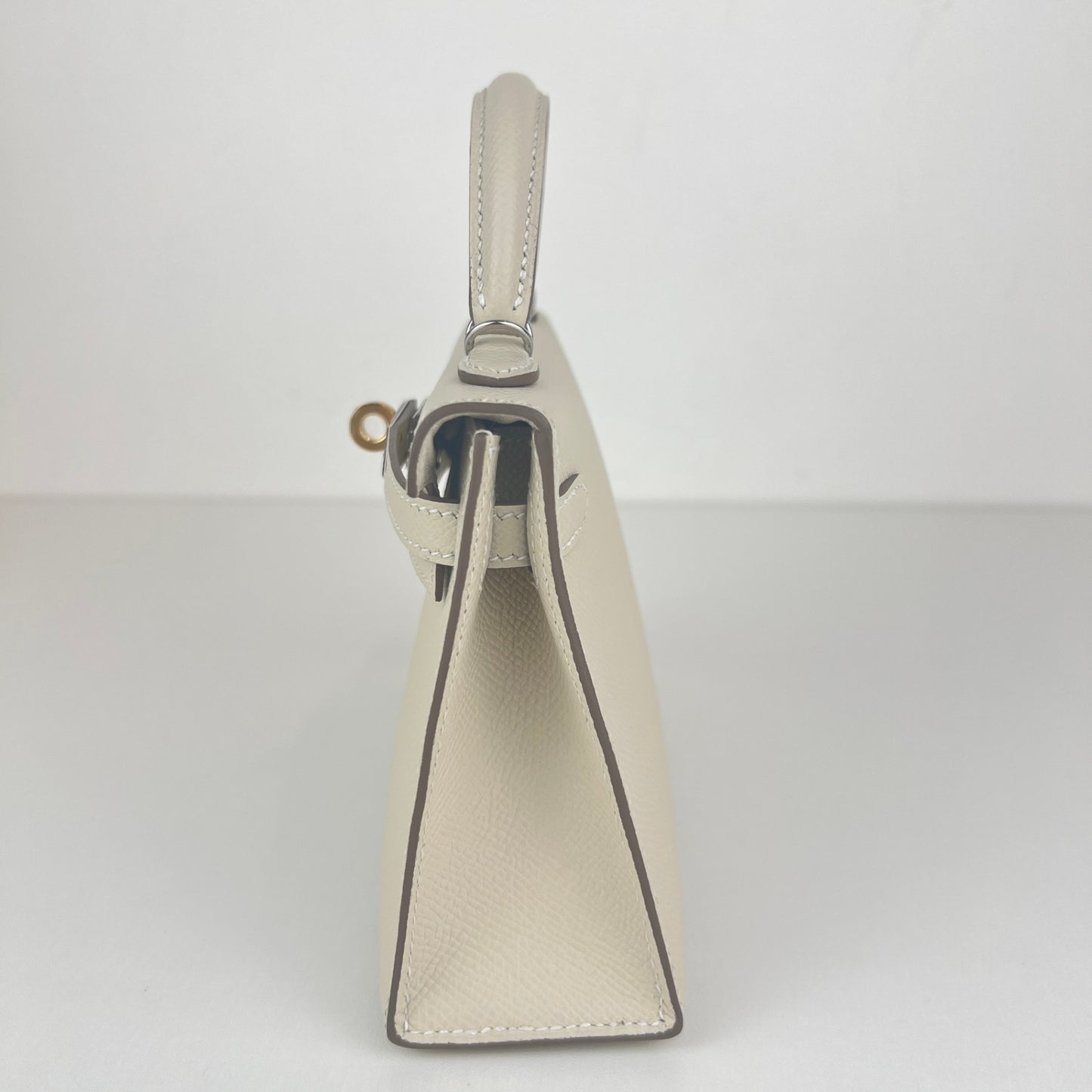 Mini kelly ミニケリー Craie クレ EHW エレクトラム金具 Epsom エプソン Stamp-K K刻印