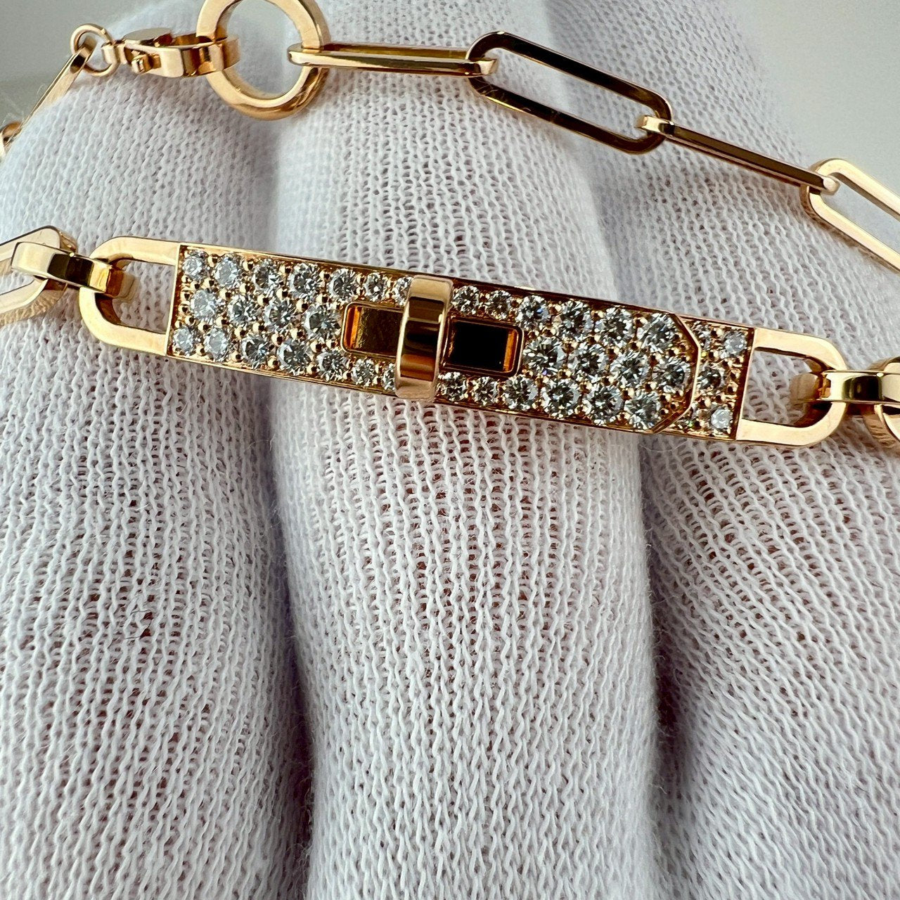 Kelly Chaine bracelet PM Double-Choker ケリー チェーンブレスレットPM ダブルチョーカー Rose Gold ローズゴールド Diamonds ダイヤモンド