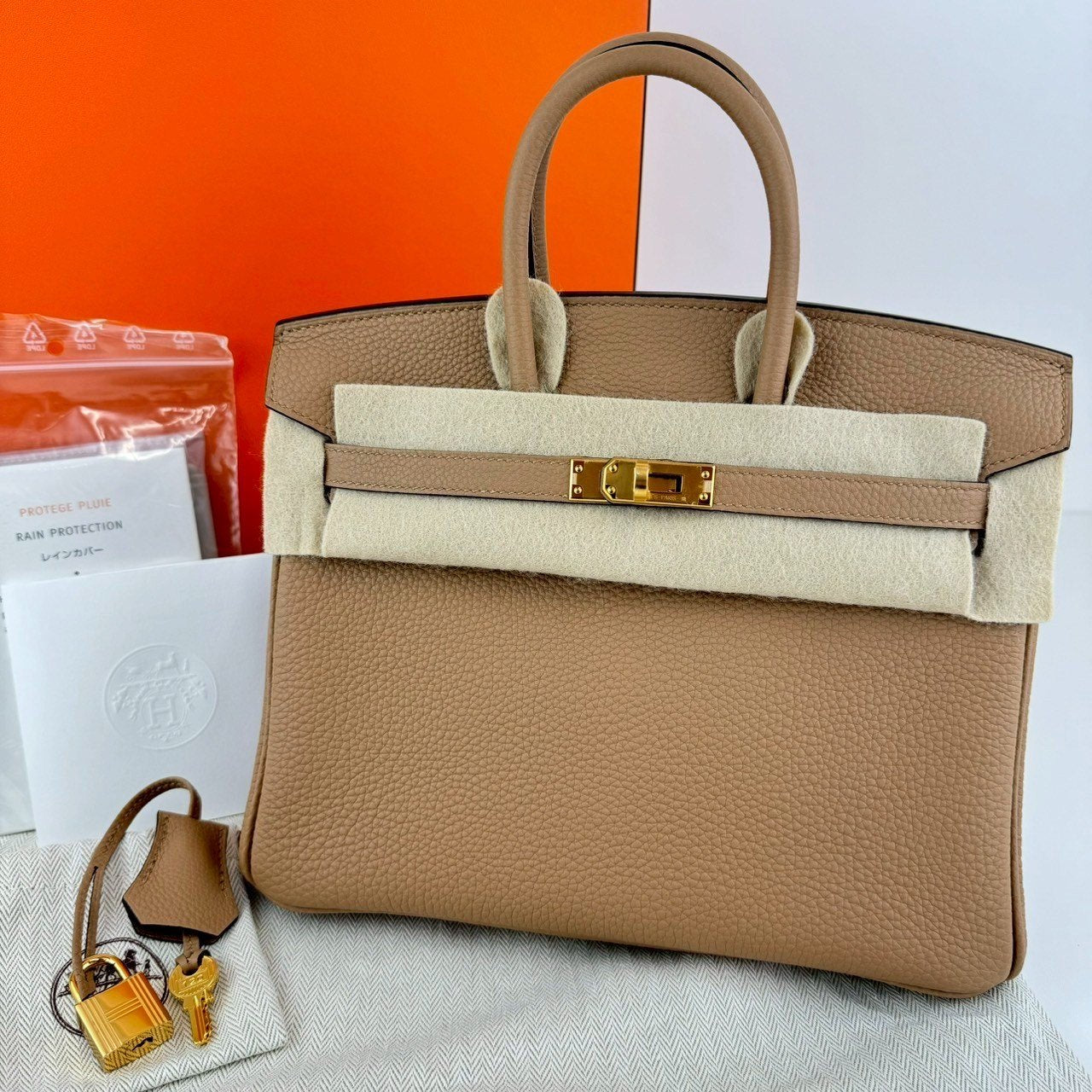 Birkin25 バーキン25 Chai チャイ GHW ゴールド金具 Togo トゴ Stamp-B B刻印
