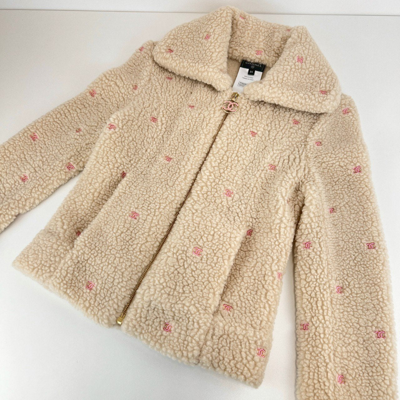ボアジャケット P76525K10965 Beige ベージュ サイズ34
