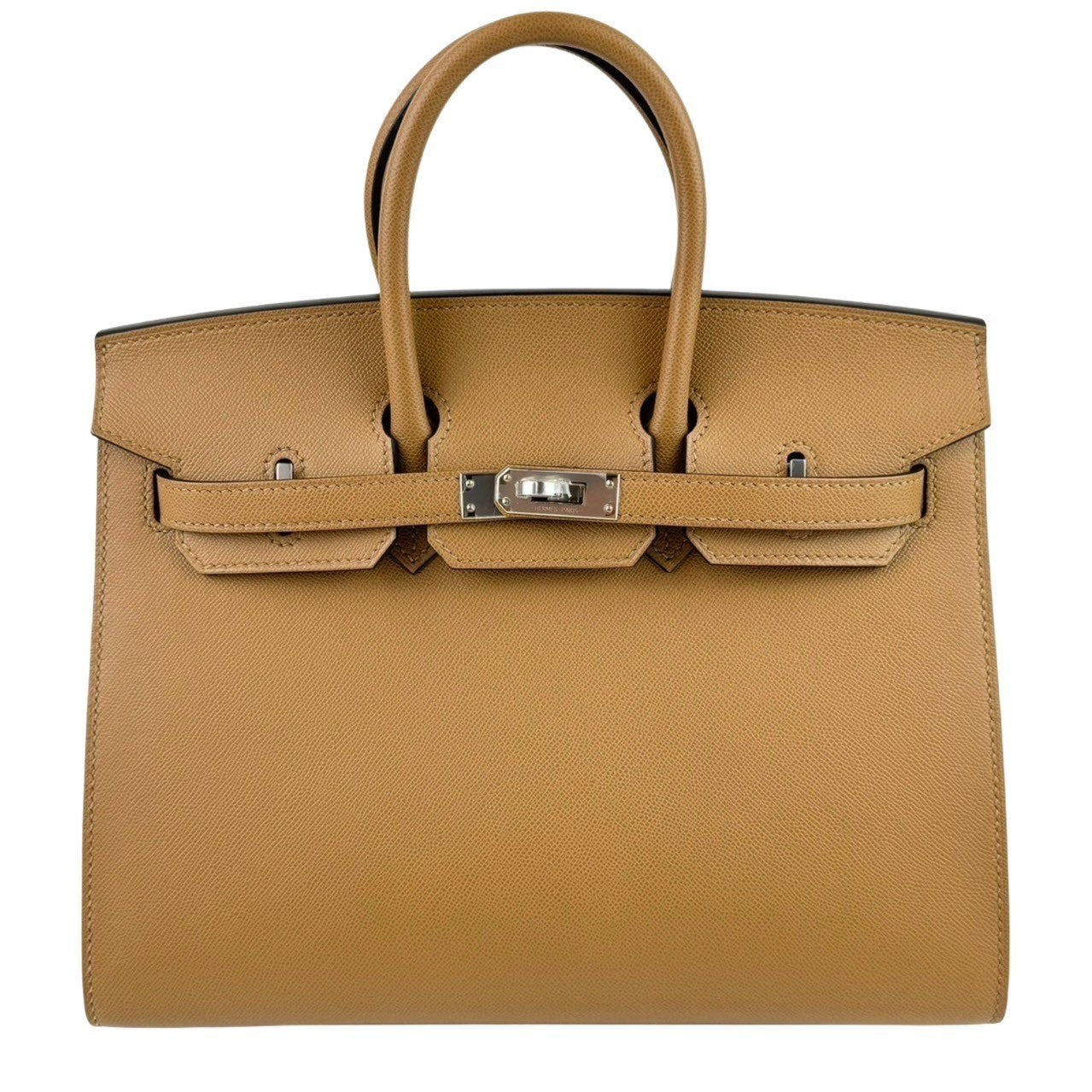 Birkin25 バーキン25 Stamp-U U刻印 Biscuit ビスキュイ PHW シルバー金具 Epsom エプソン
