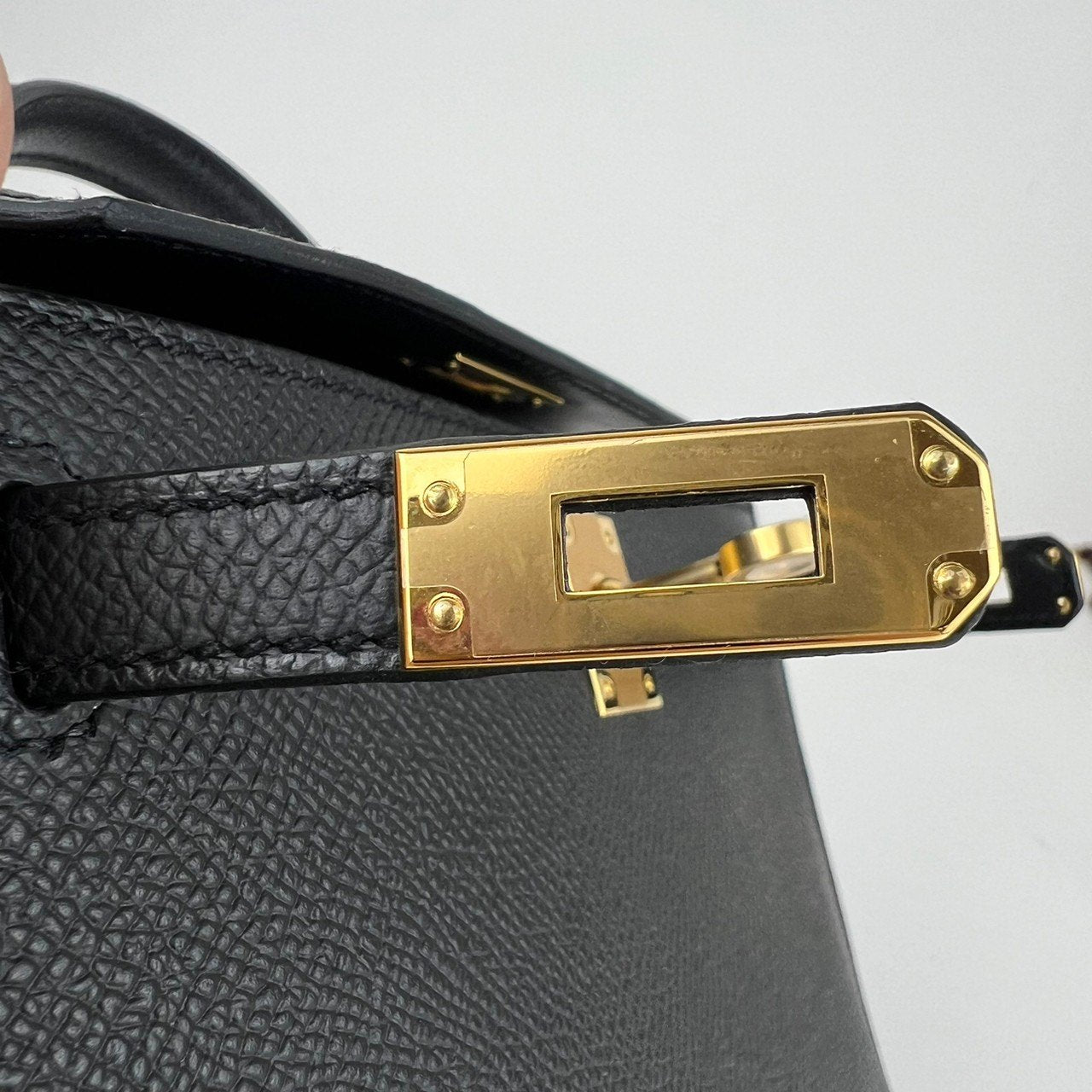 Mini kelly ミニケリー Black ブラック Epsom エプソン GHW ゴールド金具 Stamp-W W刻 レディースバッグ 2wayバッグ ショルダーバッグ ハンドバッグ