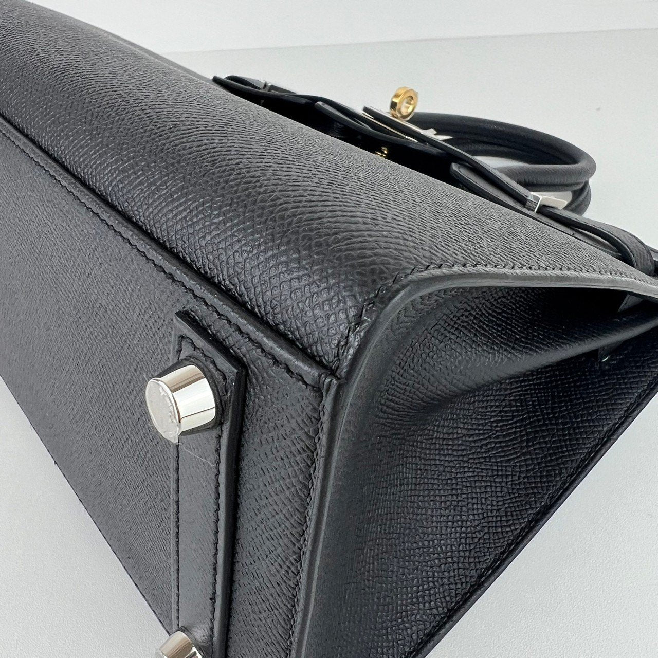 Birkin25 バーキン25 Black ブラック Epsom エプソン Electrum Hardwear エレクトラム金具 Stamp-W W刻印
