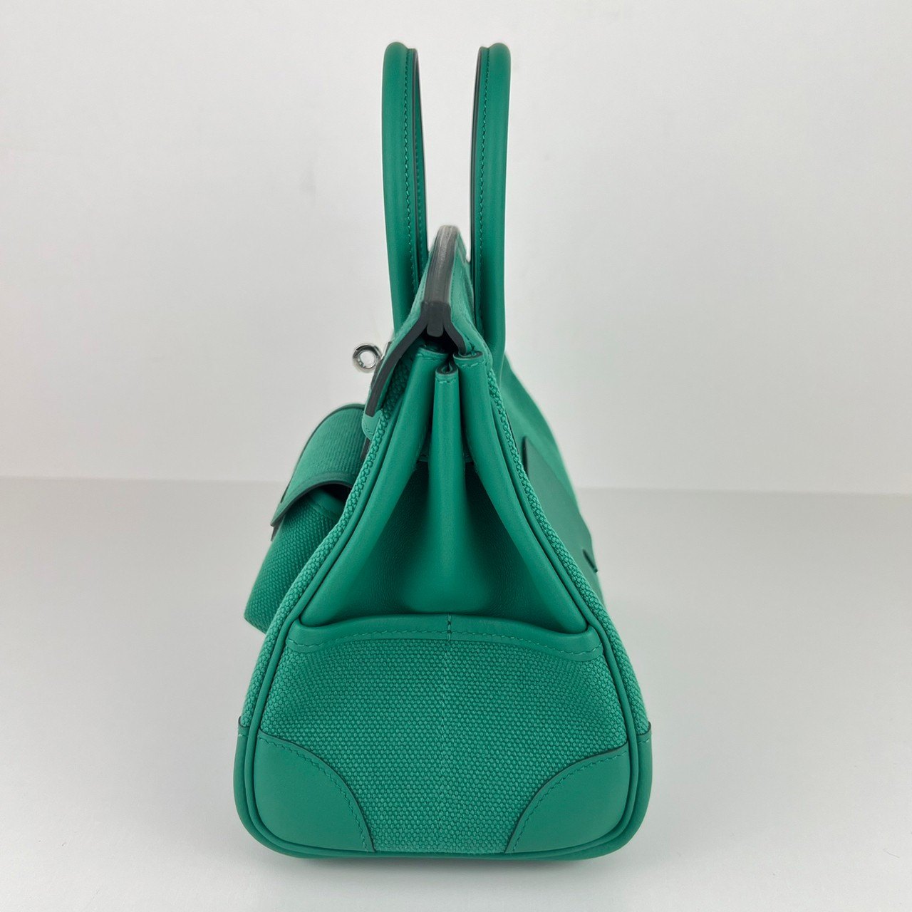 Birkin25 Cargo バーキン25 カーゴ Vert vertigo ヴェールヴェルティゴ W刻印 Toile gieland/Swift PHW シルバー金具