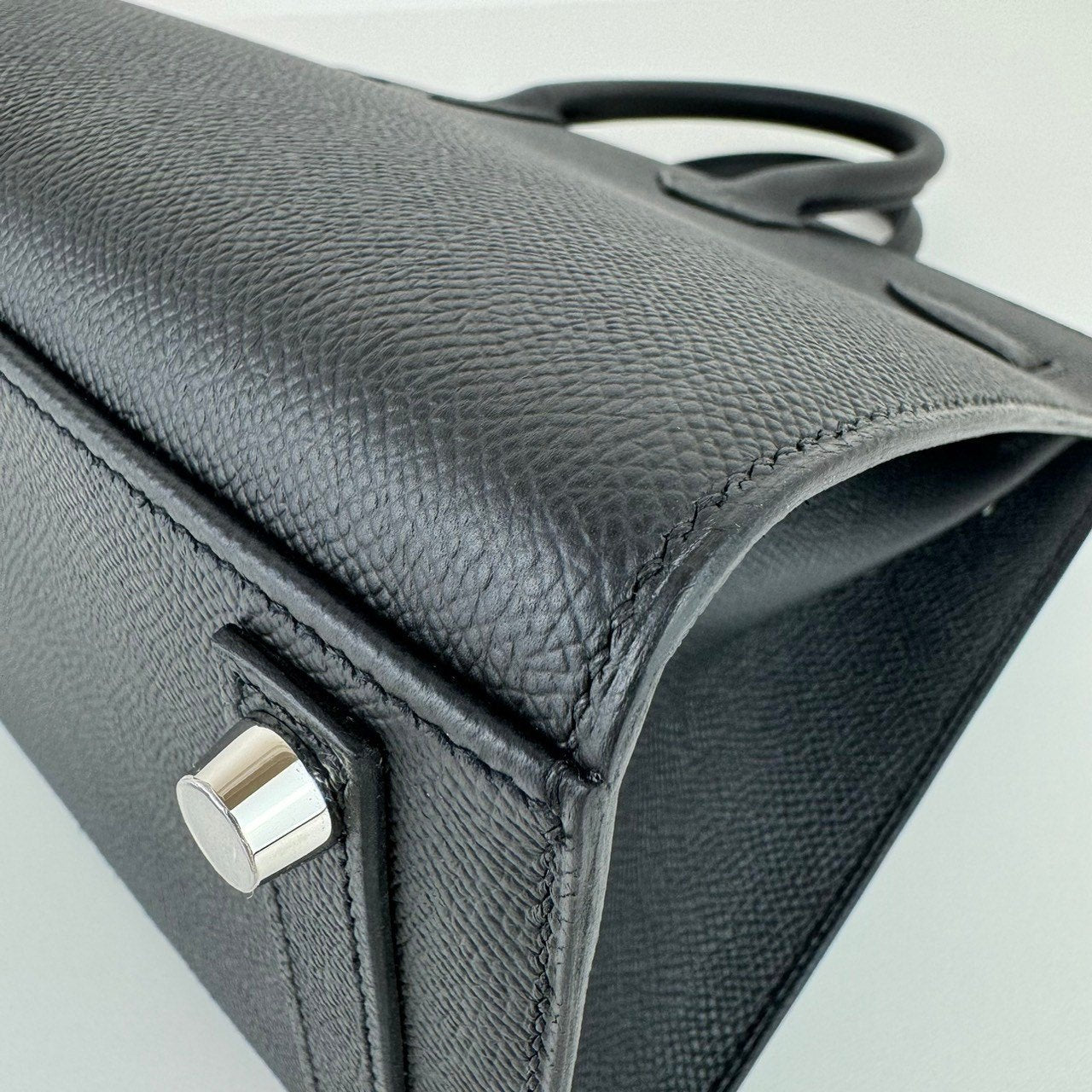 Birkin25 バーキン25 Black ブラック PHW シルバー金具 Epsom エプソン Stamp-W W刻印