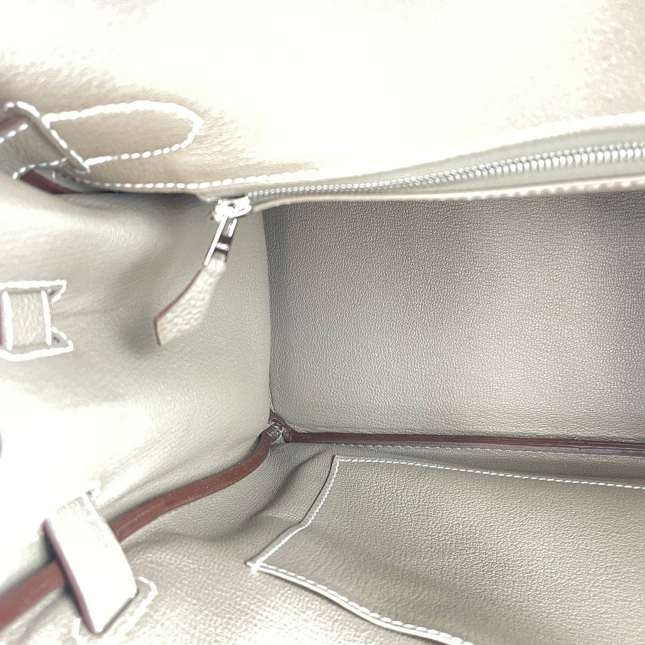 Birkin30 バーキン30 Etoupe エトープ Togo トゴ PHW シルバー金具 B刻印