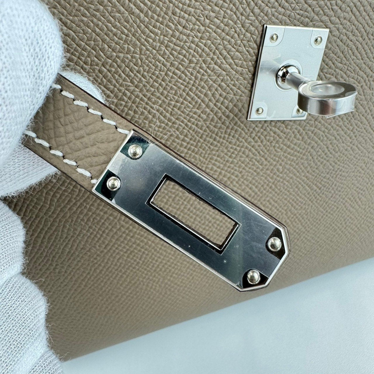 Kelly20 desorder ケリー20 ディスオーダー Etoupe エトープ Epsom エプソン PHW シルバー金具 Stamp-B B刻 レディースバッグ ショルダーバッグ
