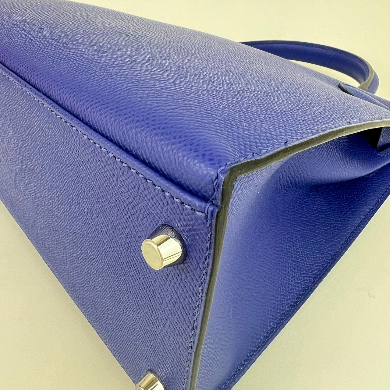 Kelly28 ケリー28 Blue royal ブルーロイヤル Epsom エプソン PHW シルバー金具 B刻