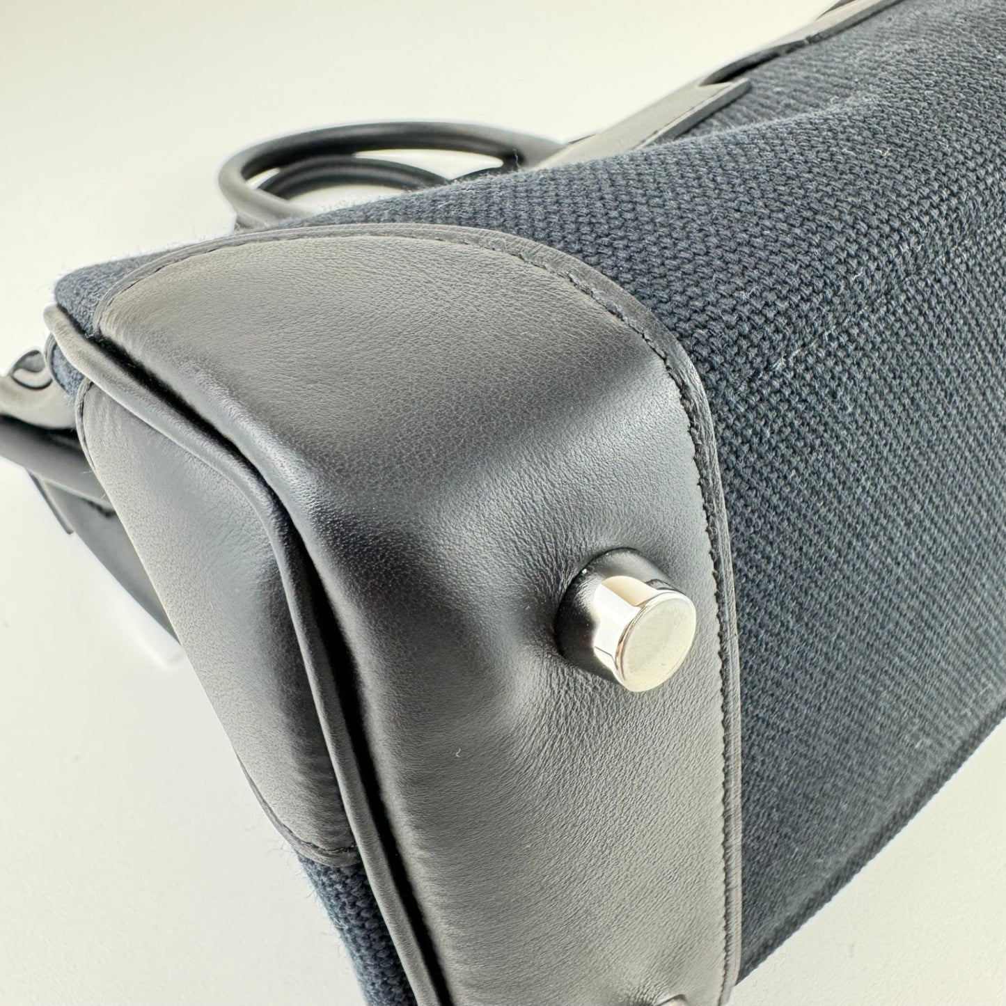 Birkin25 Cargo バーキン25カーゴ Black ブラック PHW シルバー金具 Toile Goeland Canvas Veau Swift トワルゴエラン ヴォースイフトStamp-W W刻印