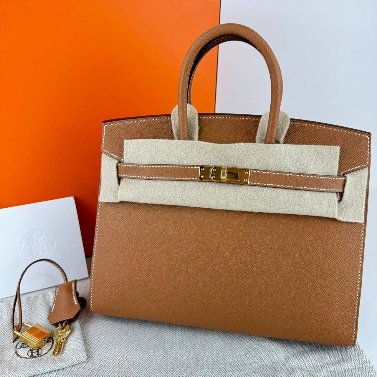 Birkin25 sellier バーキン25 Gold ゴールド ゴールド金具 W刻印 Epsom エプソン