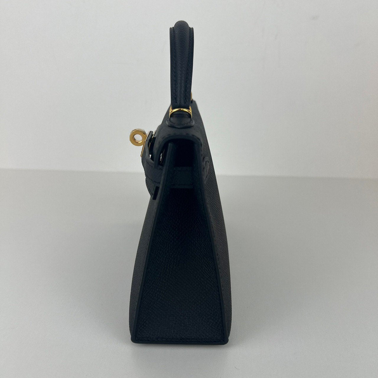 Mini kelly ミニケリー Black ブラック Epsom エプソン GHW ゴールド金具 Stamp-W W刻印
