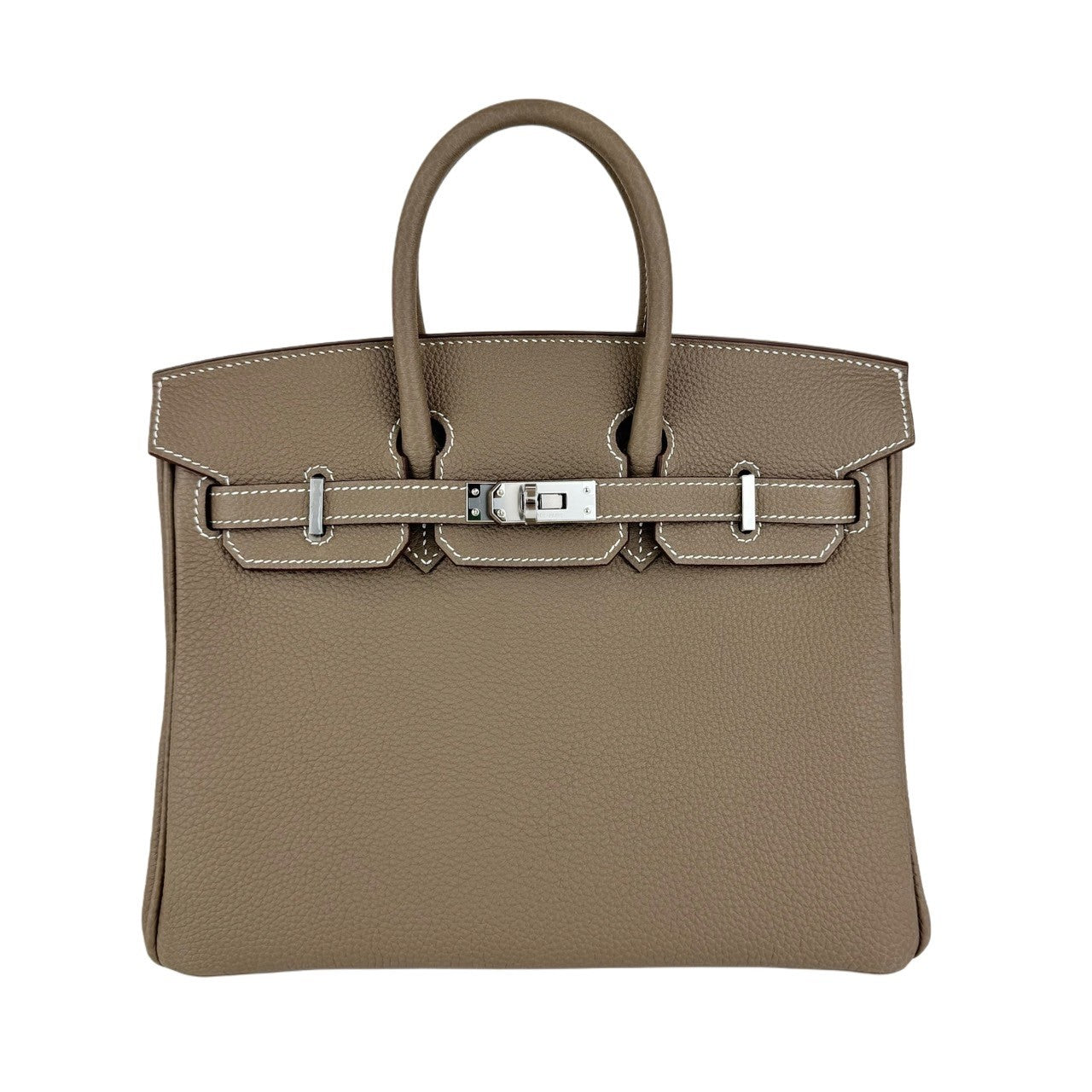 Birkin25 バーキン25 Etoupe エトープ PHW シルバー金具 Togo トゴ Stamp-K K刻印