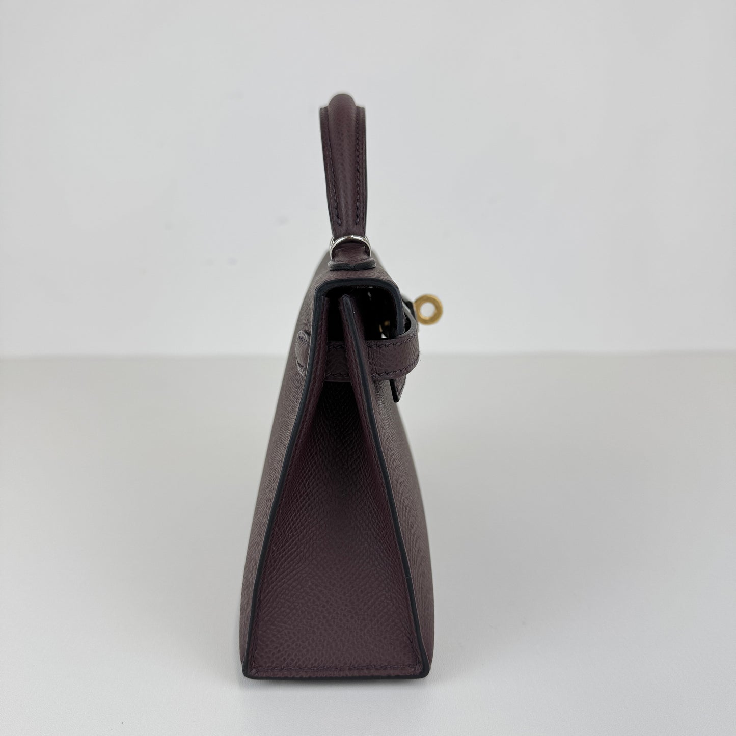 Hermès エルメス Mini kelly ミニケリー Stamp-W W刻印 Epsom エプソン Rouge sellier ルージュセリエ EHW エレクトラム金具