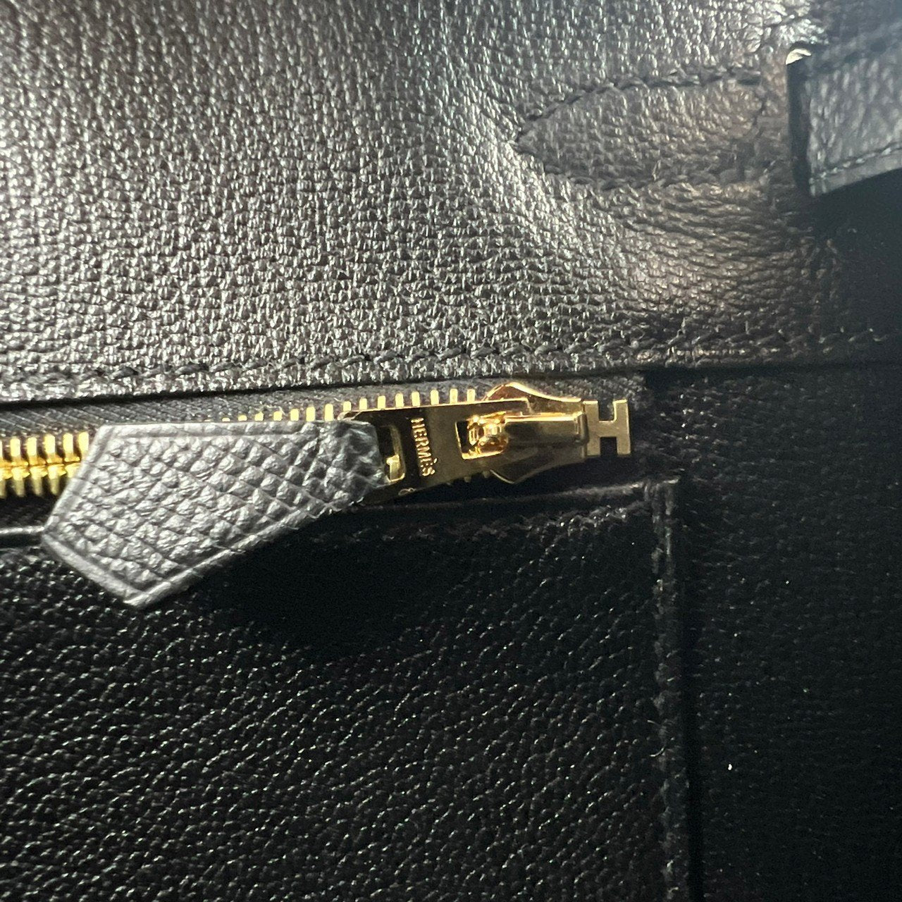 Birkin25 Sellier バーキン25 セリエ Black ブラック Epsom エプソン RGHW ローズゴールド金具 Stamp-U U刻印