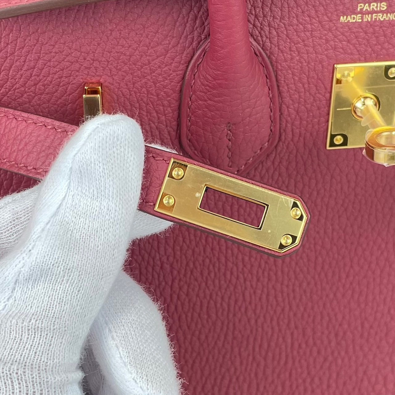 Birkin25 バーキン25 Ruby ルビー Togo トゴ GHW ゴールド金具 B刻 ハンドバッグ