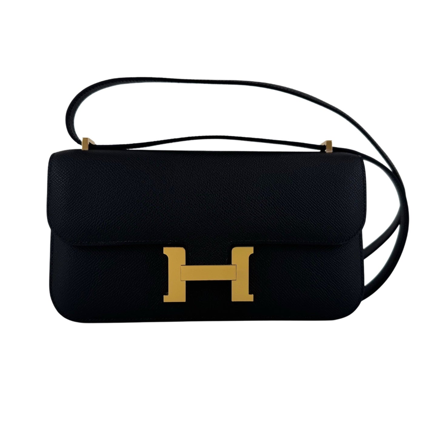 Constance elan コンスタンスエラン Black ブラック  GHW ゴールド金具 Epsom エプソン Stamp-K K刻印