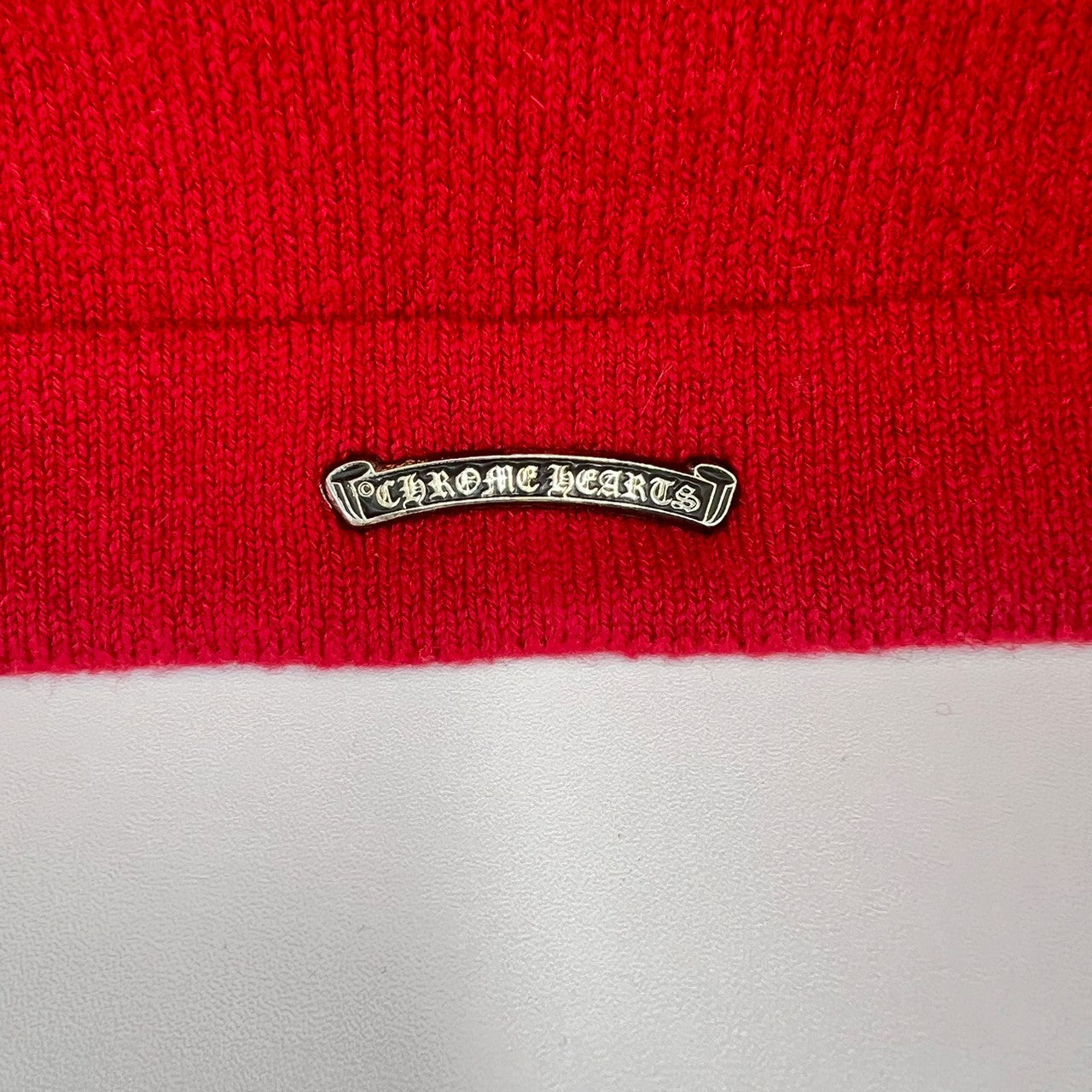 Chrome Hearts クロムハーツ パーカー レッド ホワイトロゴ メンズ XL